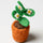 Flower Pot Felt Keyring