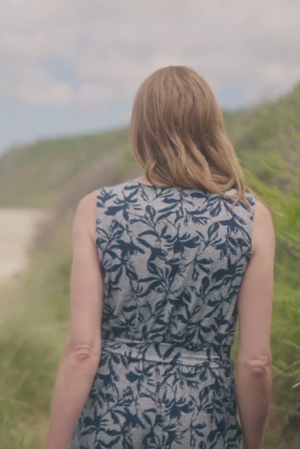 Allium Jersey Printed Jumpsuit | Lily and Me Clothing