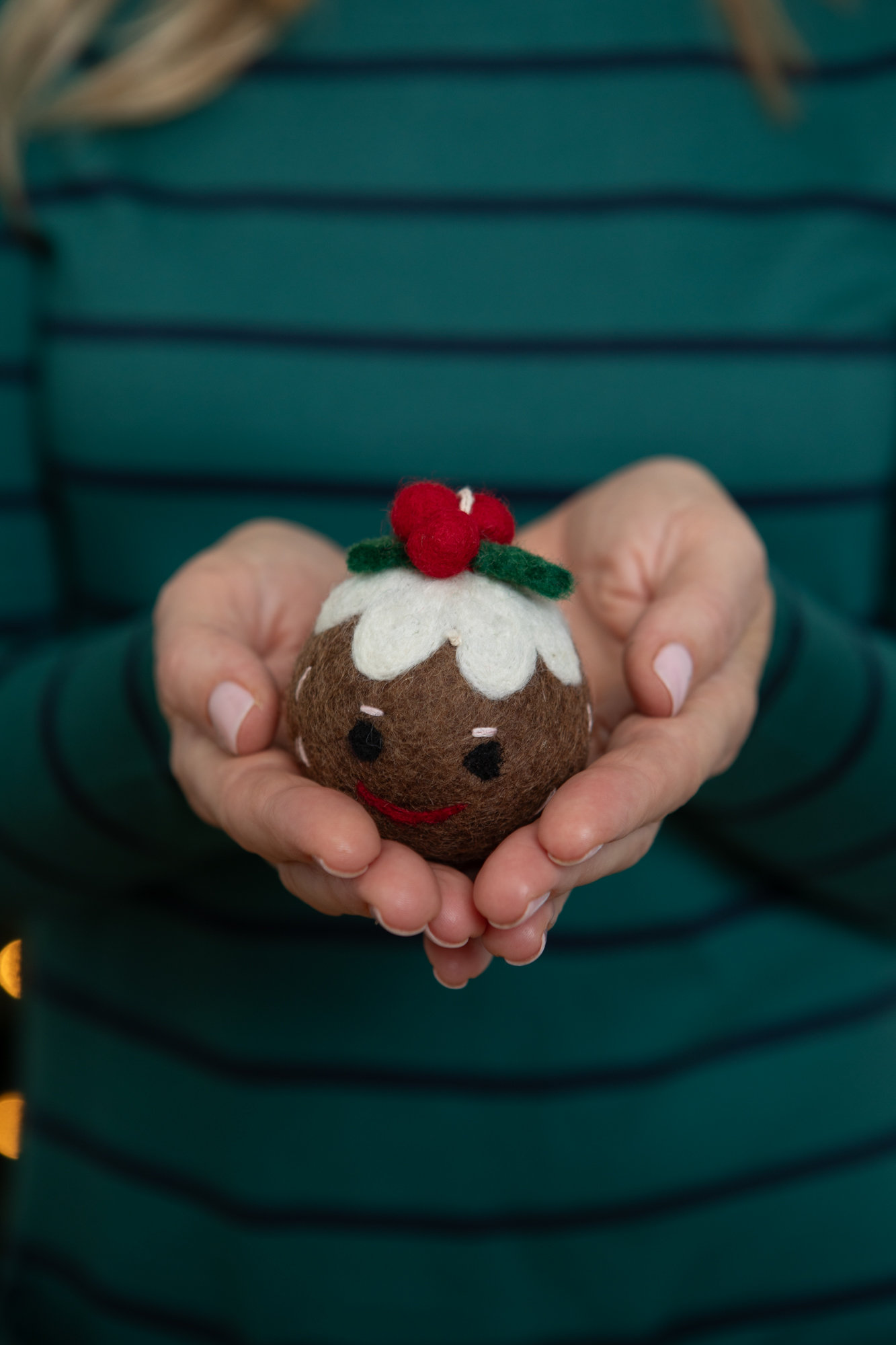 Lily & Me Mrs Pudding Festive Felt Friend