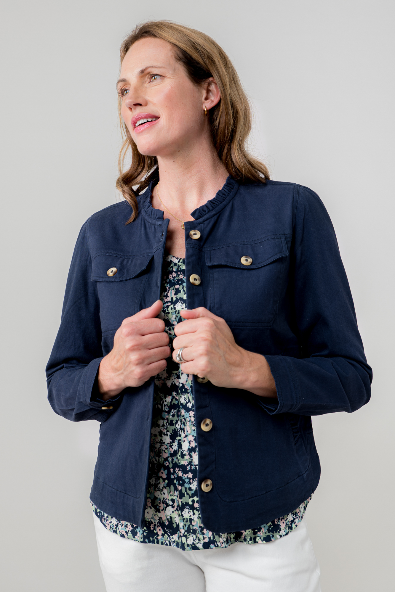 Lily & Me Seren Stretch Jacket Twill