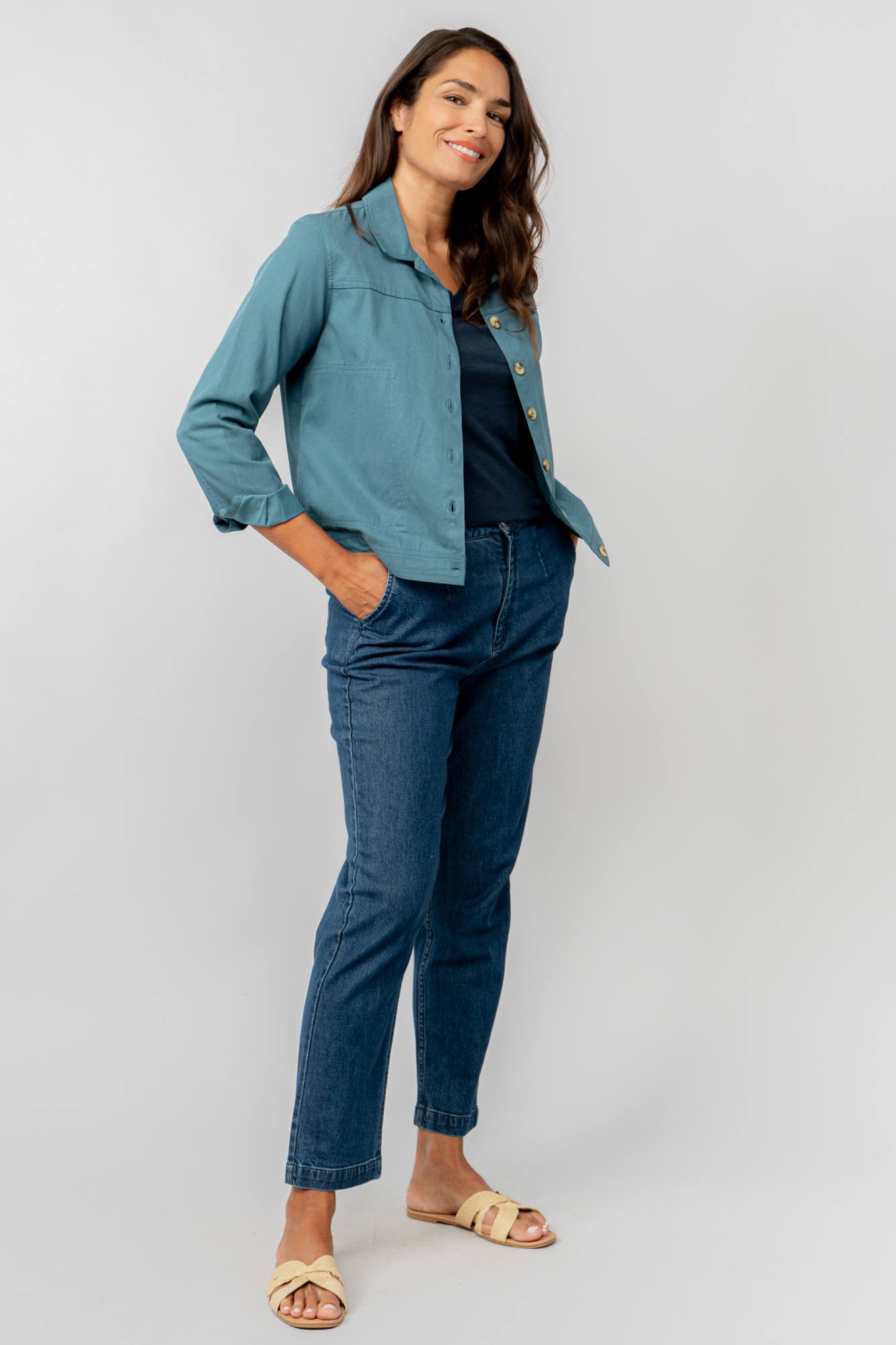 Lily & Me Southwester Tencel Cotton Jacket