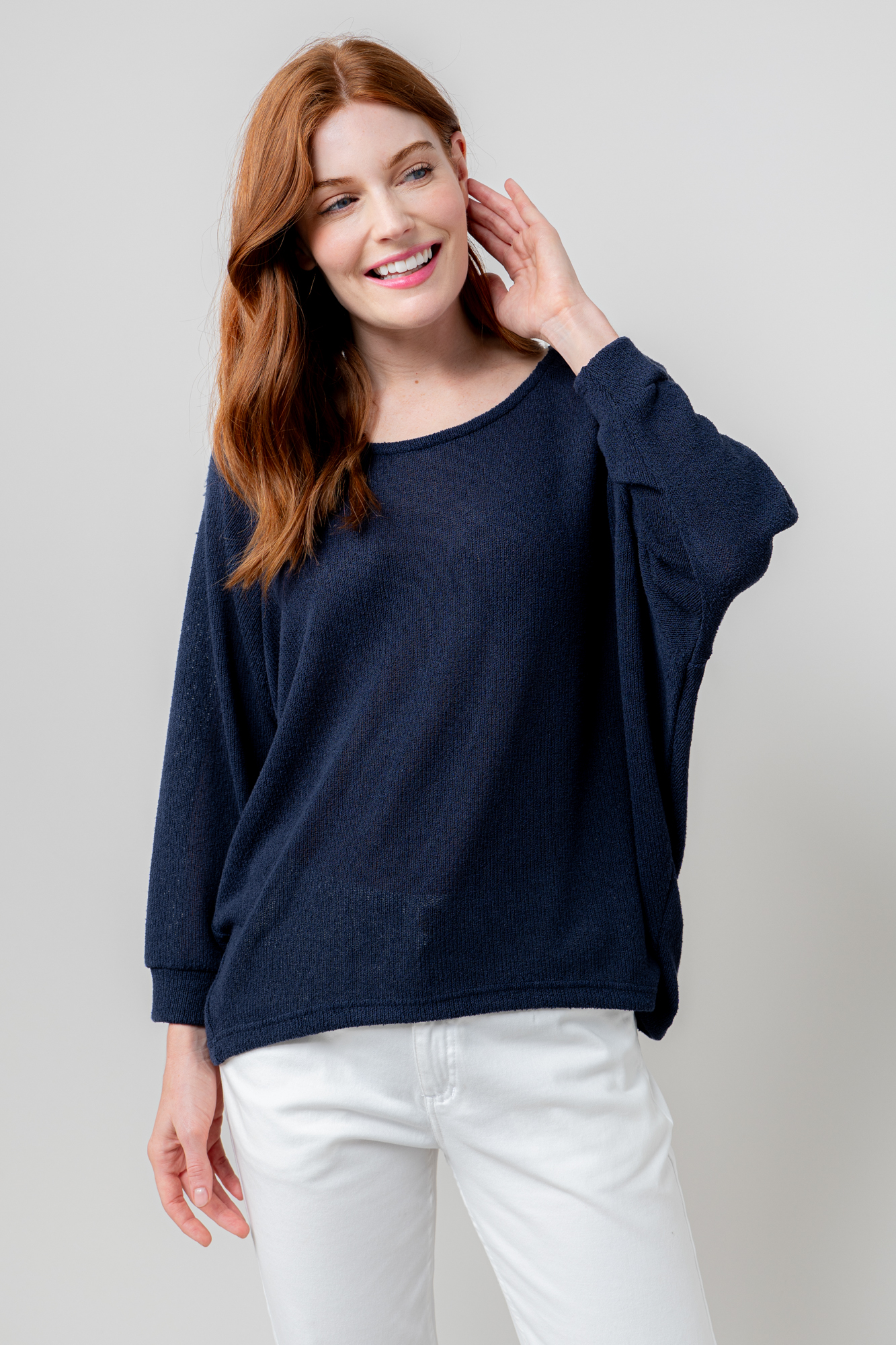 Lily & Me Laburnum Knitted Batwing Top