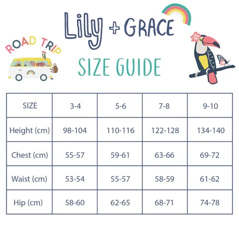 Girls Size Guide