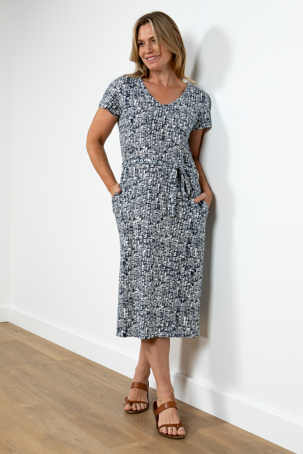 Lily & Me Weekend Organic Cotton Jersey Midi Dress