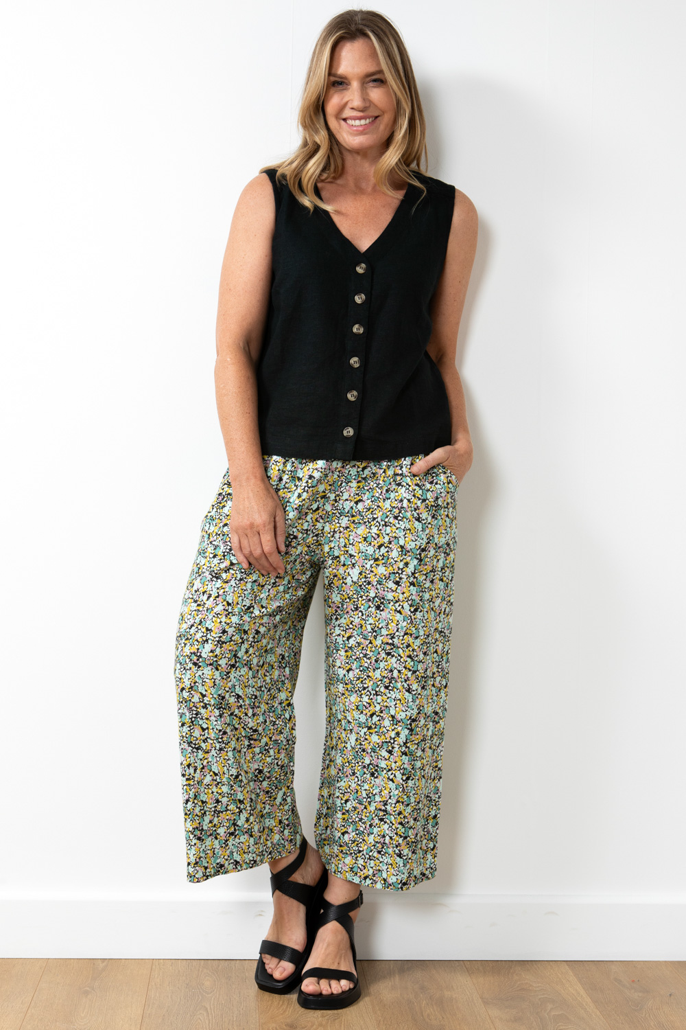 Lily & Me Drift Trouser Delilah Print