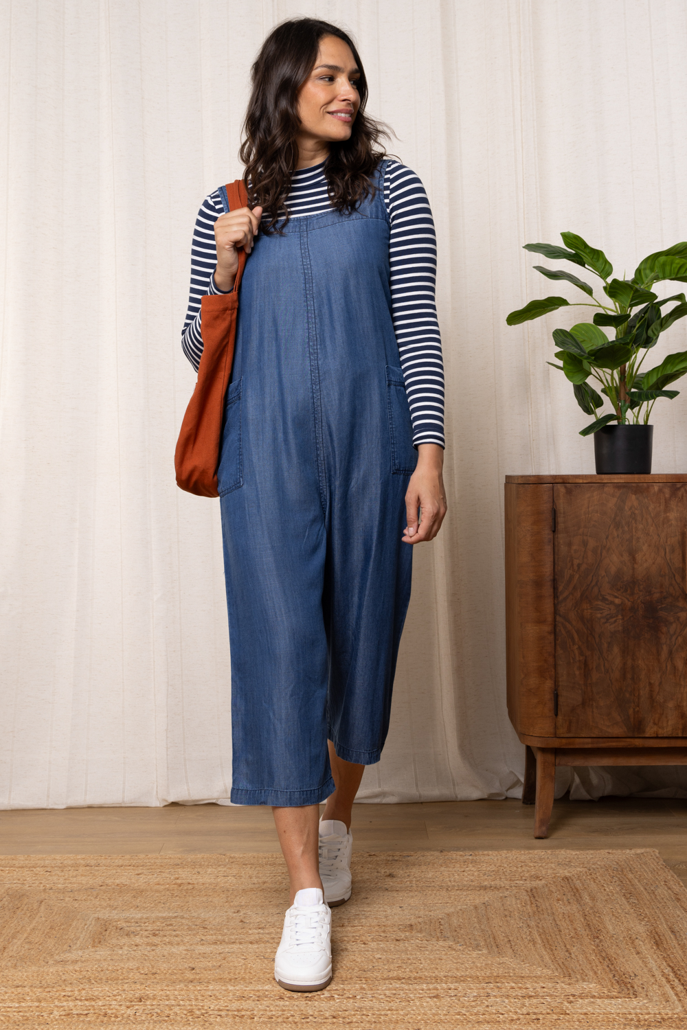 Lily & Me Edith Tencel™ Denim Jumpsuit