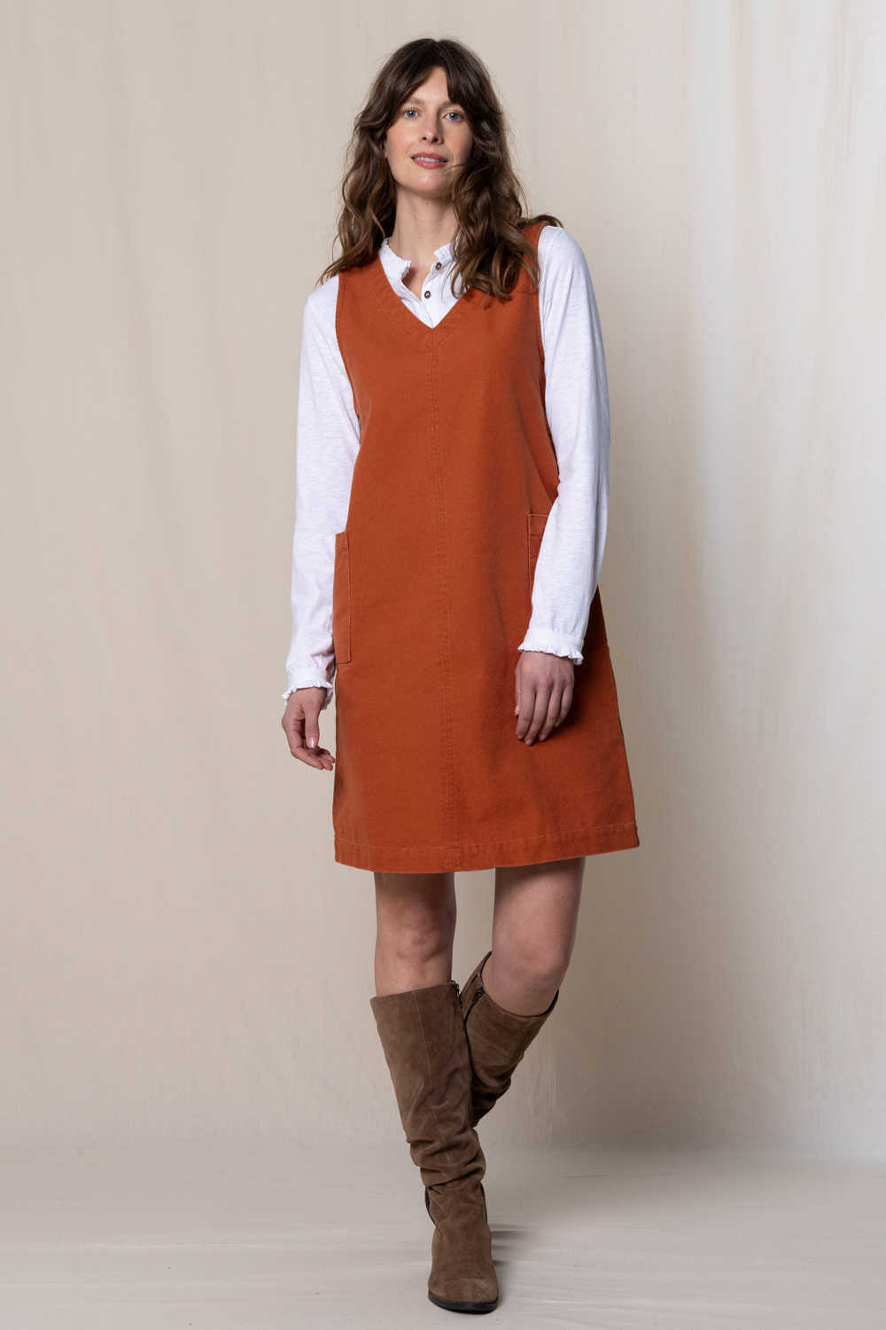 Lily & Me Hilda Pinafore Dress