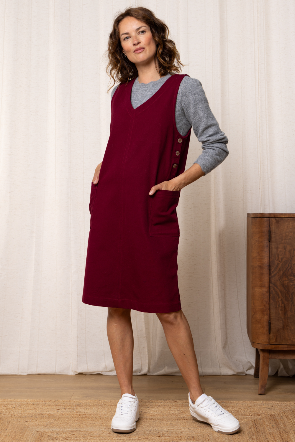 Lily & Me Hilda Pinafore Dress