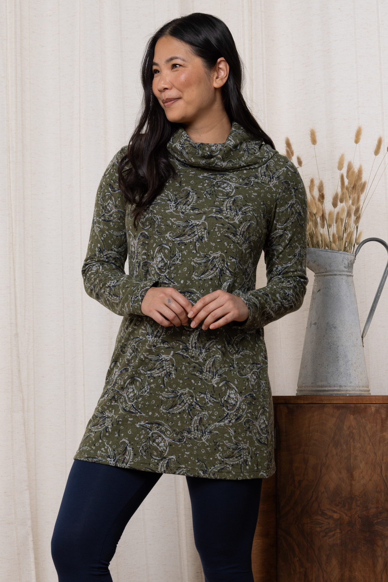 Lily & Me Winkleigh Cowl Neck Tunic