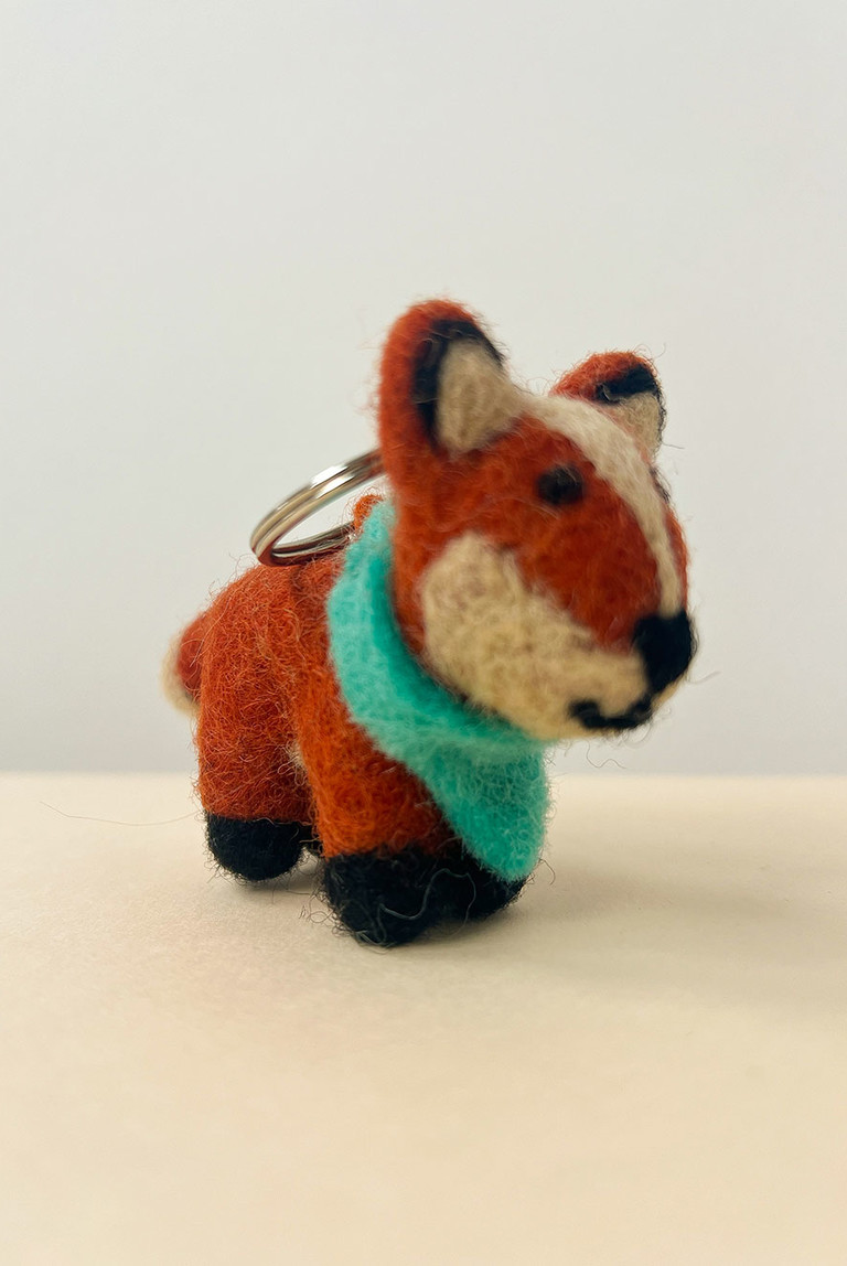 Foxy Gentleman Keyring 