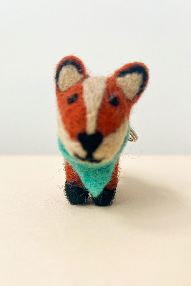 Foxy Gentleman Keyring 