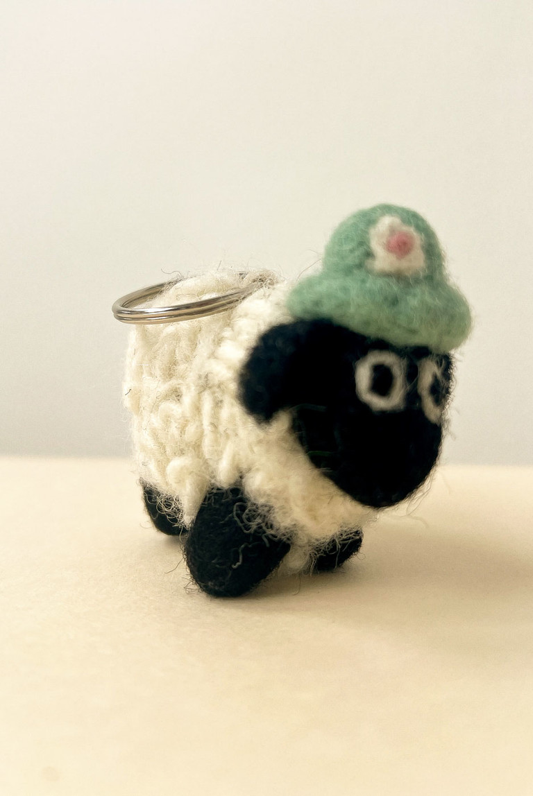 Skye Sheep Keyring 