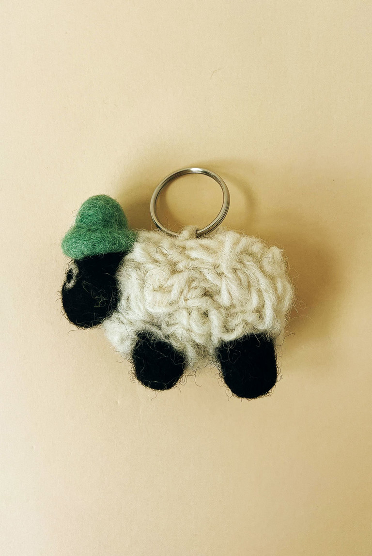 Skye Sheep Keyring 