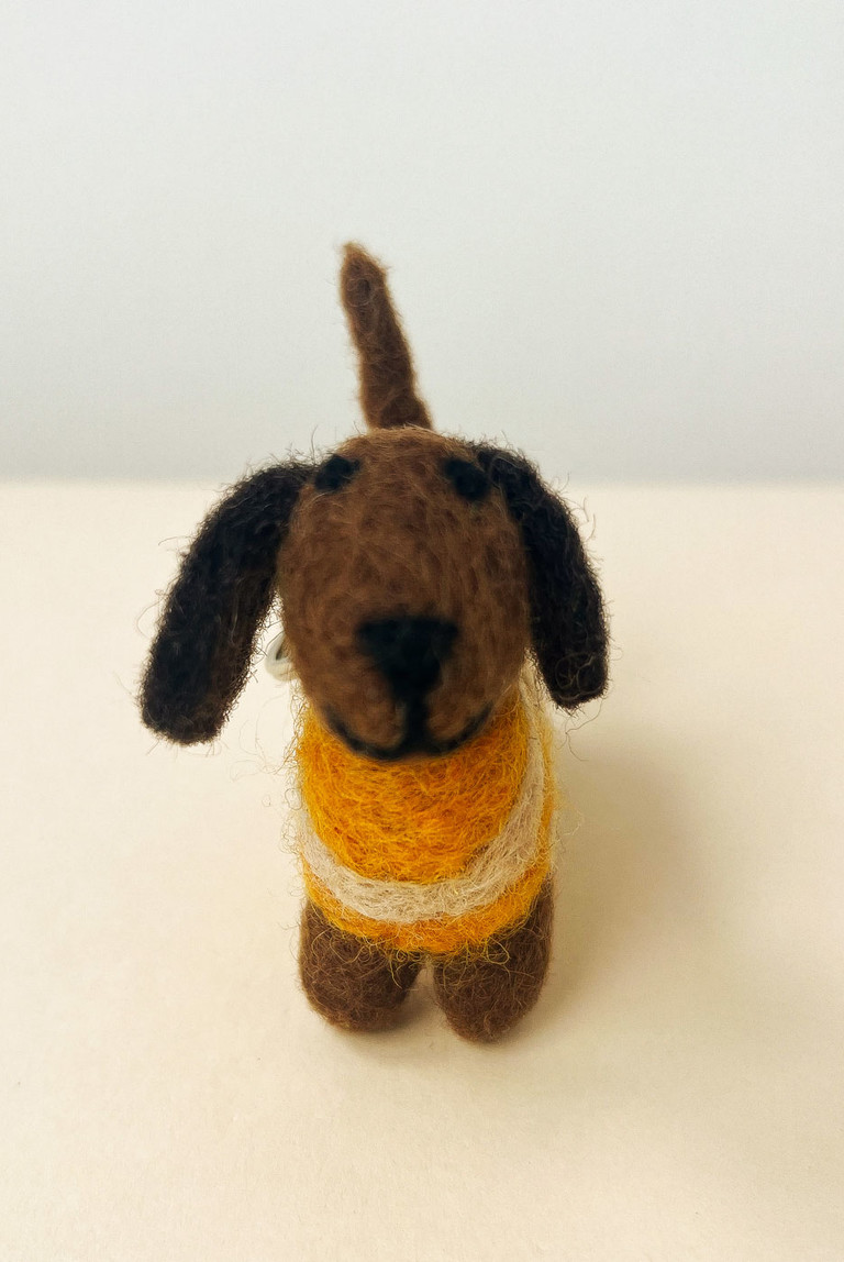 Daphne Dog Keyring 