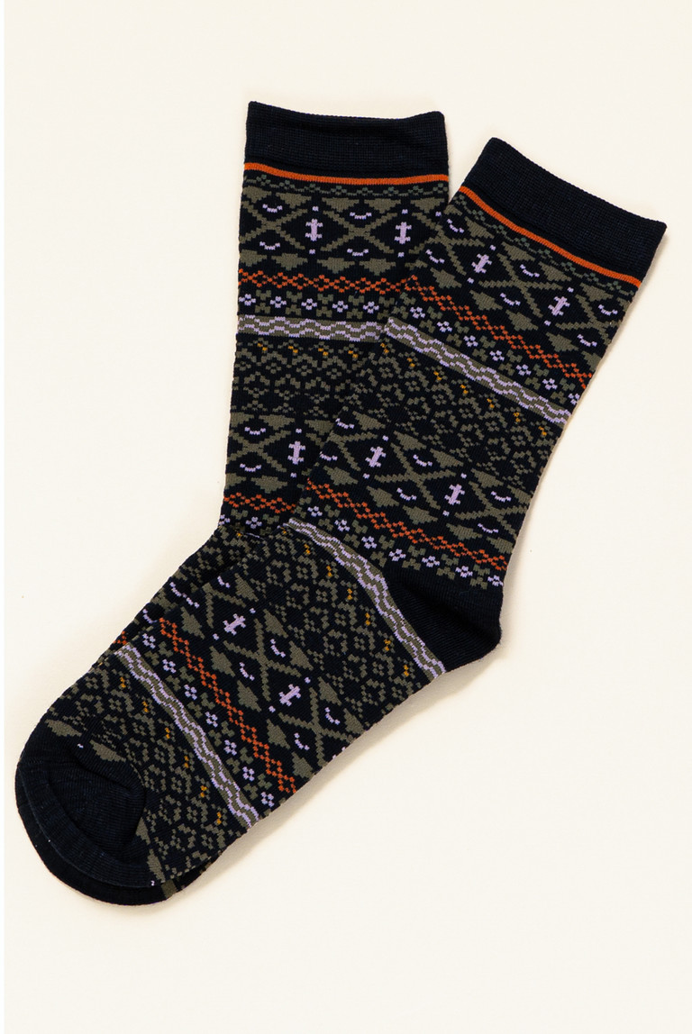 Fair Isle Sock