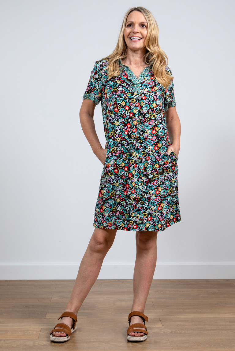 Wildflowers clothing floral high quality dress